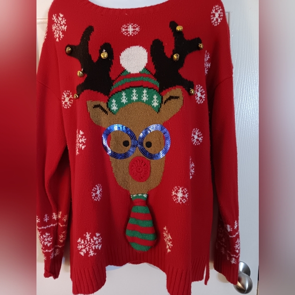 Christmas Reindeer Sweater XL - Picture 2 of 9